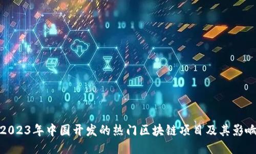 2023年中国开发的热门区块链项目及其影响