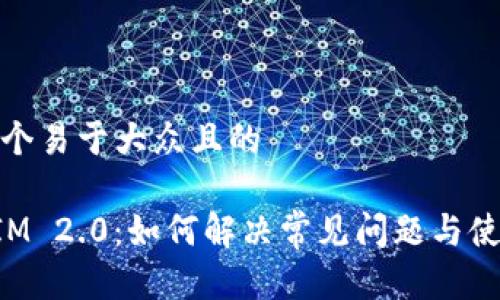 思考一个易于大众且的

TokenIM 2.0：如何解决常见问题与使用技巧