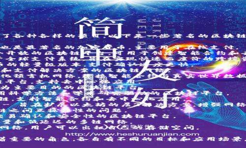 区块链技术的发展迅速，市场上出现了各种各样的项目。以下是一些著名的区块链项目名称，涵盖了不同的应用领域：

1. **比特币（Bitcoin）** - 第一种也是最著名的加密货币，主要用于在线支付。
2. **以太坊（Ethereum）** - 一个开放的区块链平台，可用于创建智能合约和去中心化应用（DApps）。
3. **瑞波币（Ripple）** - 主要用于全球支付系统，旨在实现快速而廉价的跨境资金转移。
4. **莱特币（Litecoin）** - 比特币的轻量级版本，支付确认速度更快。
5. **恒星（Stellar）** - 旨在汇款和支付解决方案的区块链网络。
6. **链环（Chainlink）** - 去中心化预言机网络，连接智能合约与真实世界数据。
7. **EOS** - 一种高性能的区块链平台，支持去中心化应用。
8. **波场（TRON）** - 以内容分享为主要目的的区块链平台。
9. **卡尔达诺（Cardano）** - 采用科学方法和学术研究驱动的区块链平台。
10. **Tezos** - 自我修正的区块链，支持智能合约和去中心化应用。
11. **Polygon（之前称为Matic）** - 旨在扩展以太坊的层2解决方案，增强网络性能。
12. **Cosmos** - 旨在解决区块链之间互操作性的问题。
13. **Algorand** - 关注于快速交易确认和安全性的区块链平台。
14. **Avalanche** - 支持高吞吐量和低延迟的多链网络。
15. **Filecoin** - 去中心化存储网络，用户可以出租自己的存储空间。

这些项目在区块链生态系统中扮演着重要的角色，各自有不同的目标和应用场景，展示了区块链技术的多样性和潜力。